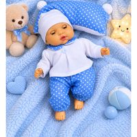 Nivalmix-Boneca Baby Reborn Moments C Travesseiro - 2957 - Cotiplas-2523462